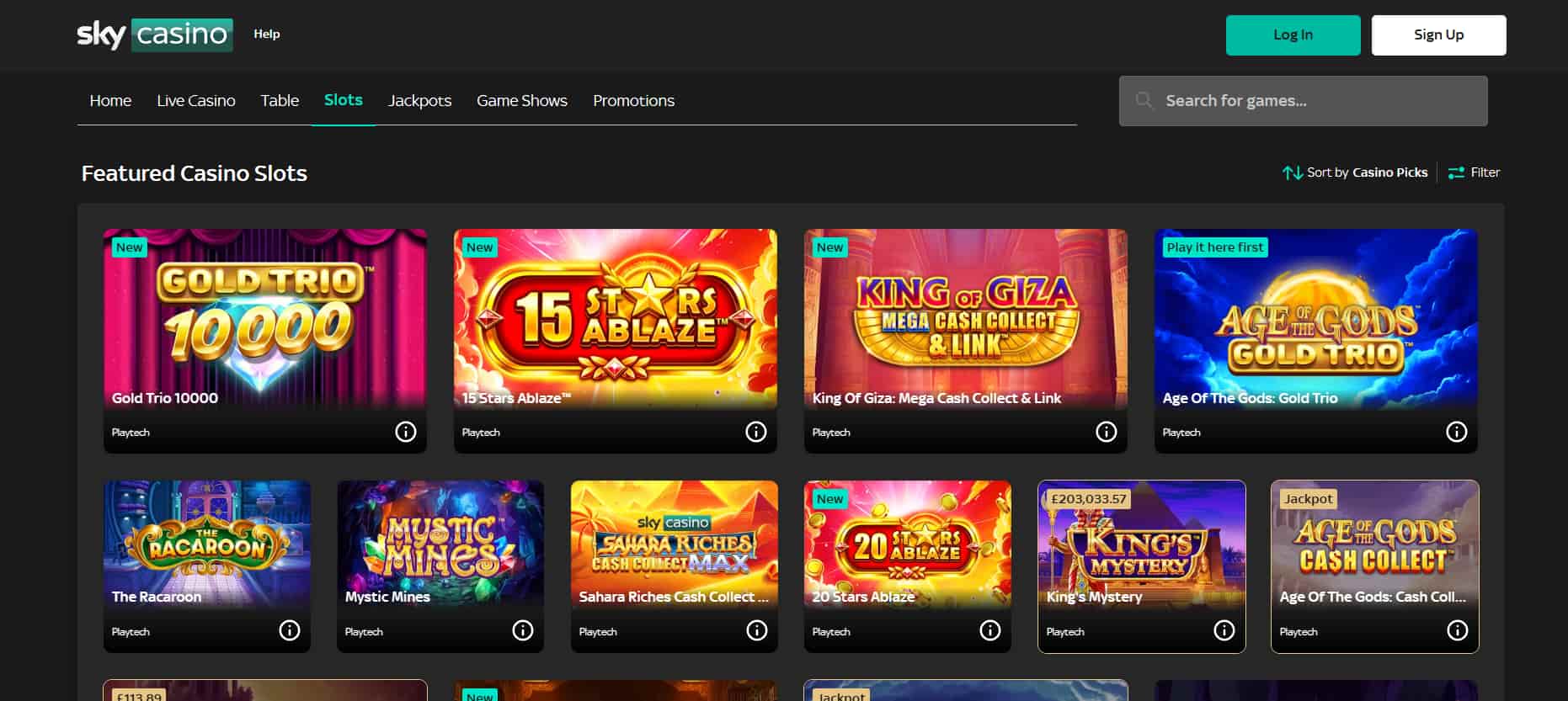 sky casino uk online casino